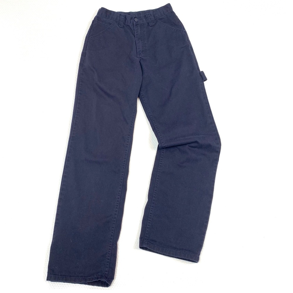 Brandy Melville John Galt Shanghai S Navy Blue Carpenter Pants Straight Utility